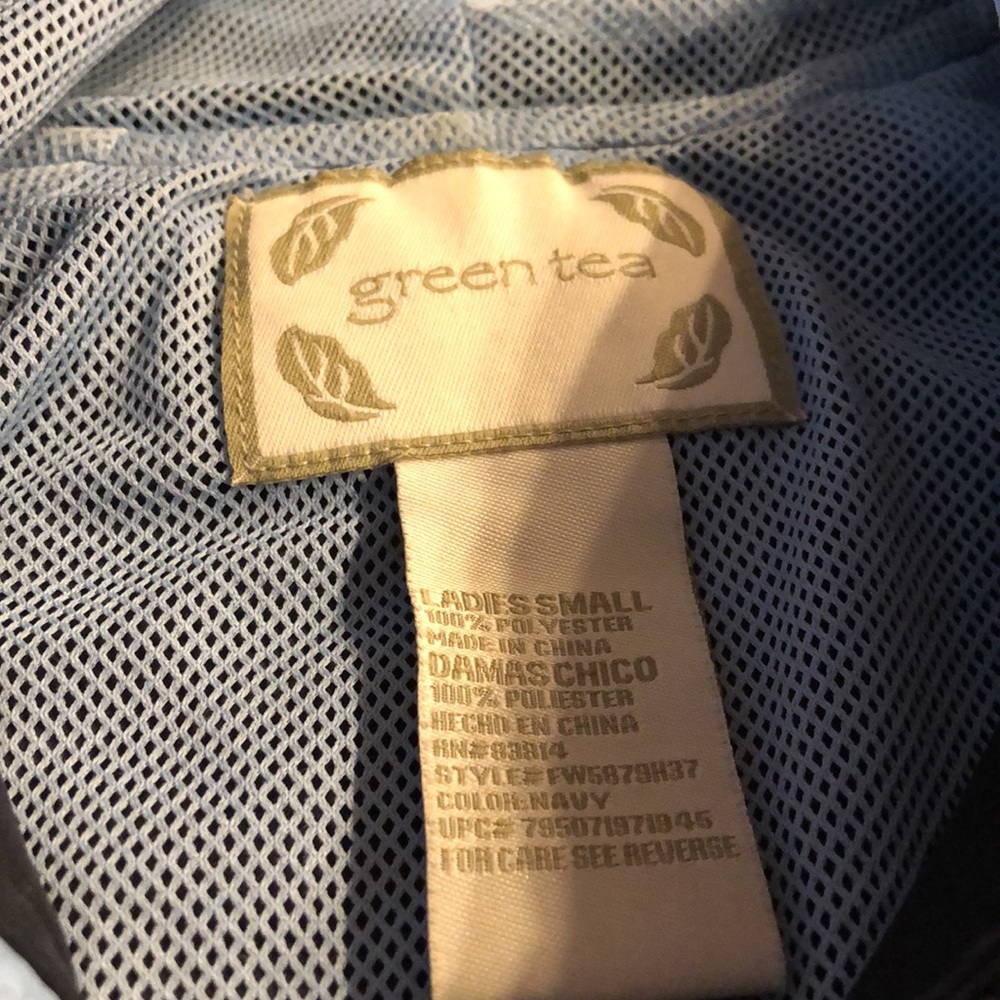 Green Tea Blue and White Jacket Small - Picture 3 of 16